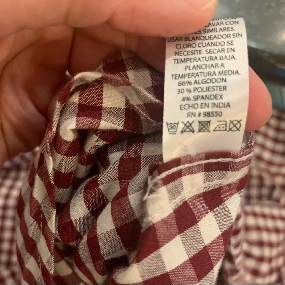 Men's Casual LARGE Short Sleeve Button Down Shirt